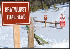 Bratwurst Trailhead Eagle Cliff Trails