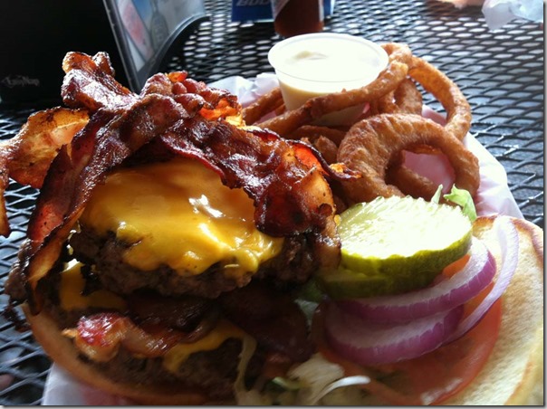  Bacon Cheese burger from Lewies in Lead SD