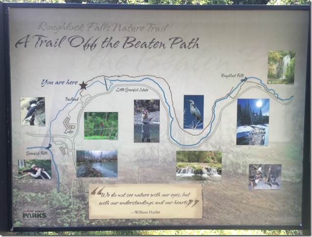 roughlock falls nature trail map